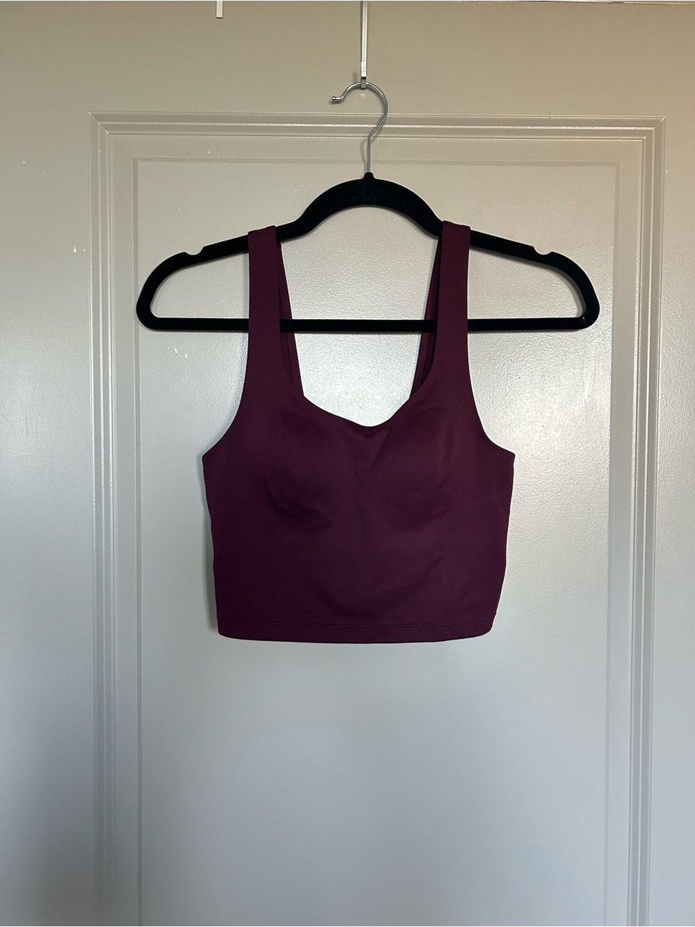 PINK Victoria's Secret Plum Cropped Tank Bralette